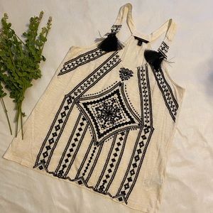 Banana Republic Black Beaded Tank